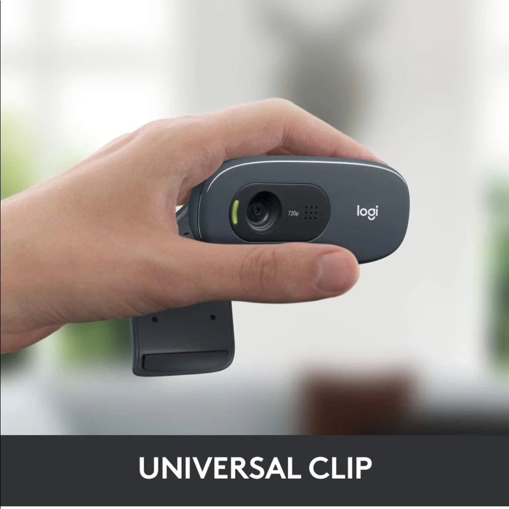 ✨Logitech C270 HD Webcam-HD 720p Widescreen HD Video Calling HD Light Correction